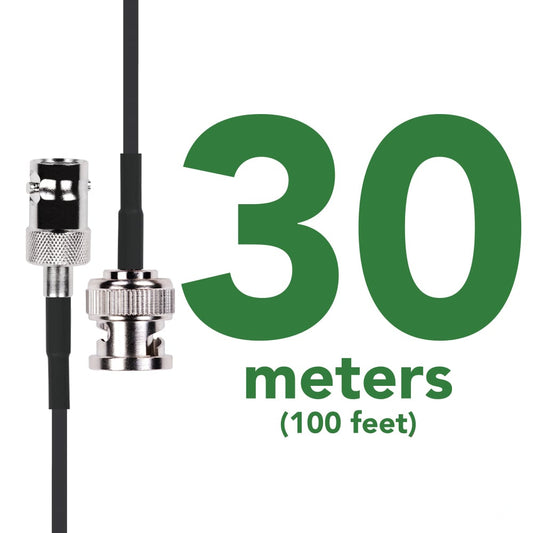 30 Meter BNC male to BNC female Extension Cable