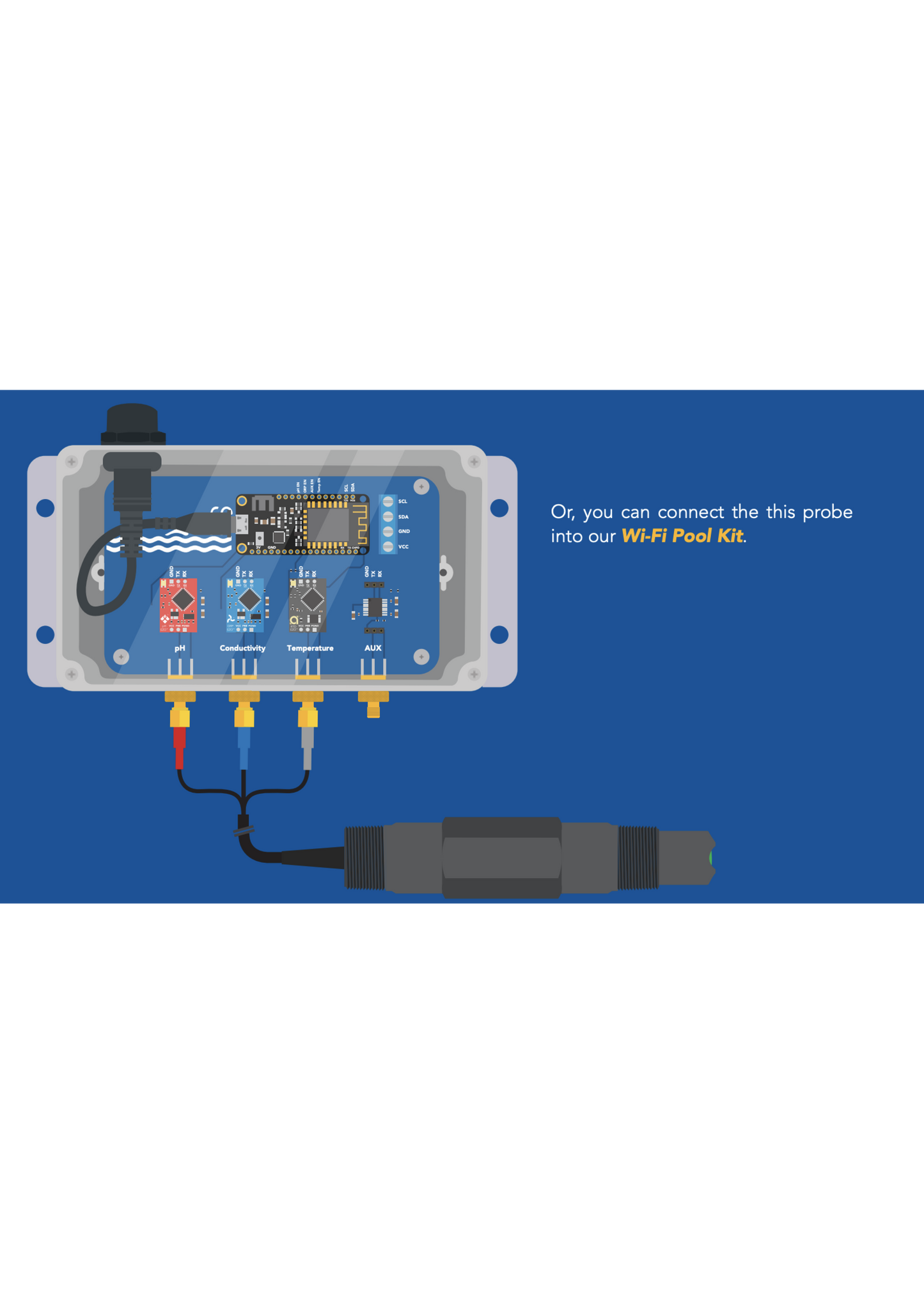 Industrial pH/ORP/Temp Probe