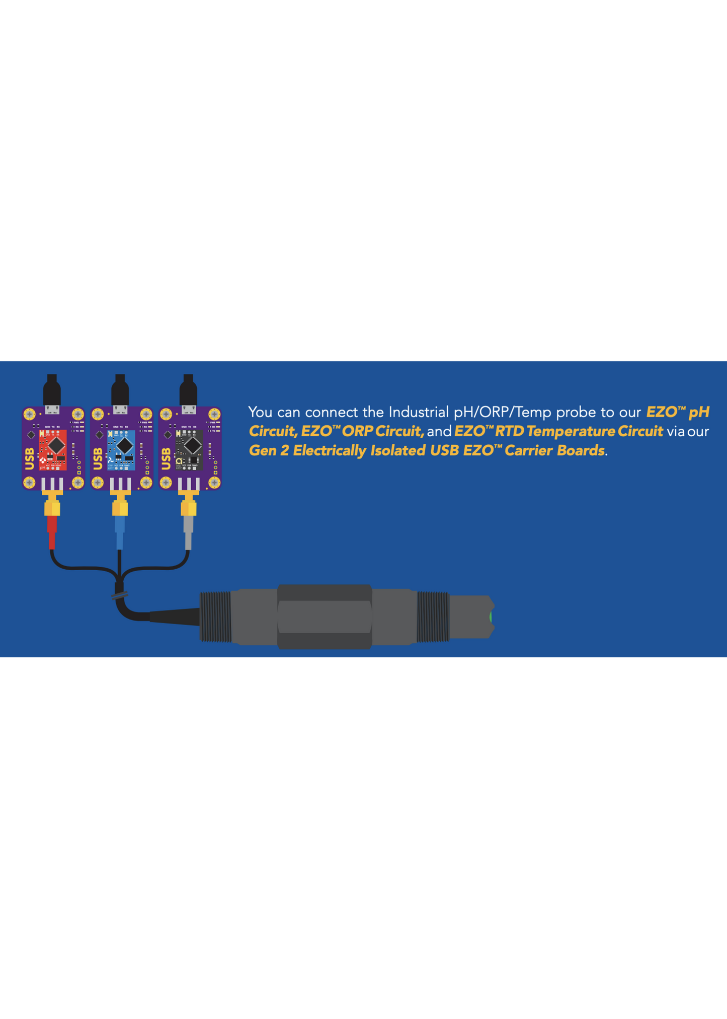 Industrial pH/ORP/Temp Probe