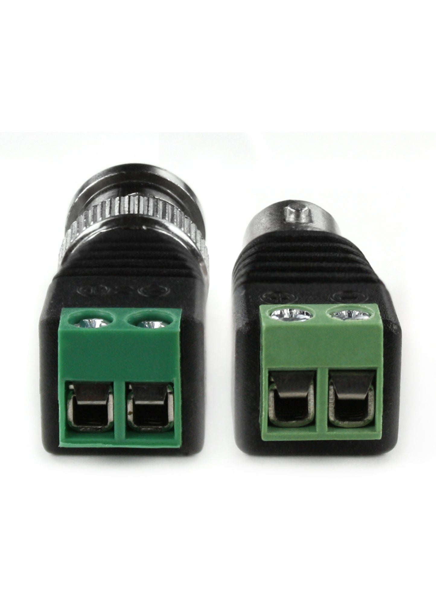 Male and Female BNC with Terminal Screws (2 pack)