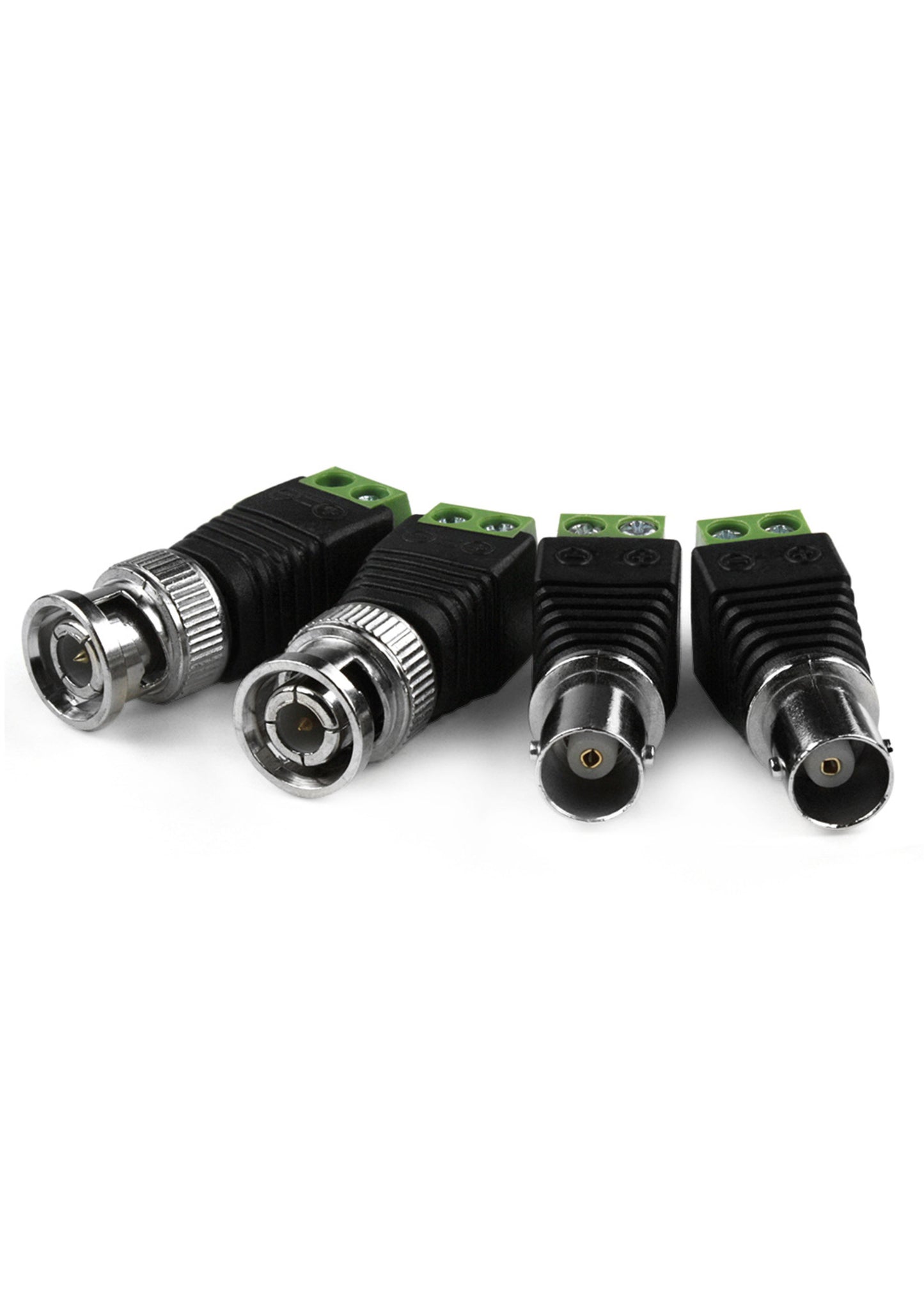 Male and Female BNC with Terminal Screws (2 pack)