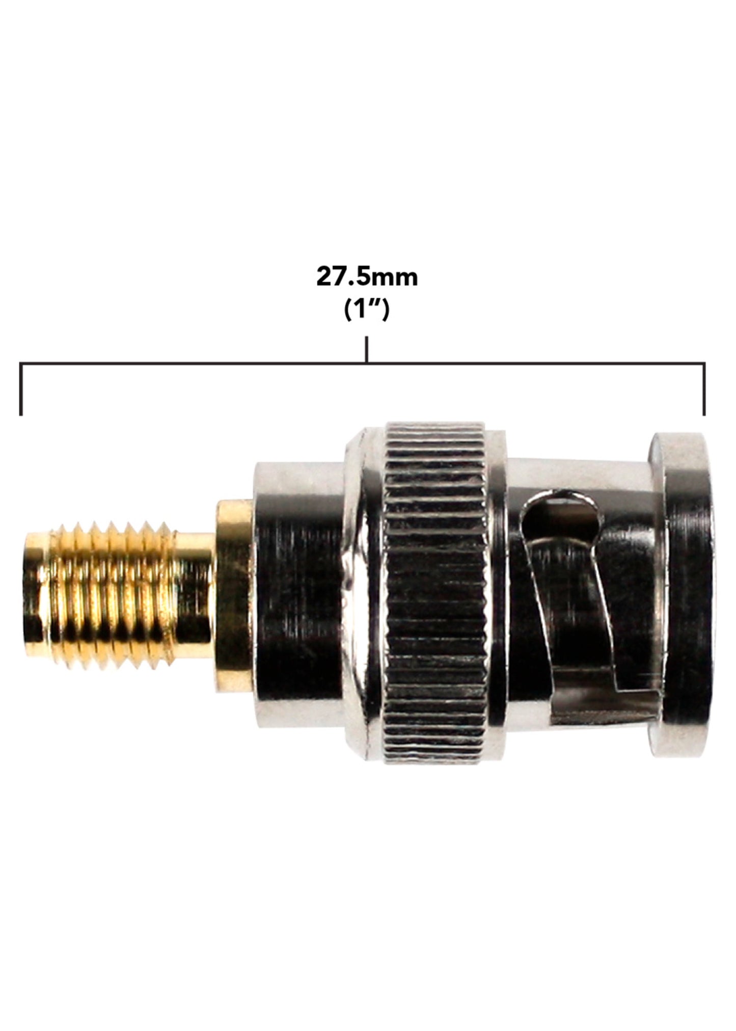 Male BNC to Female SMA Connectors (5 pack)