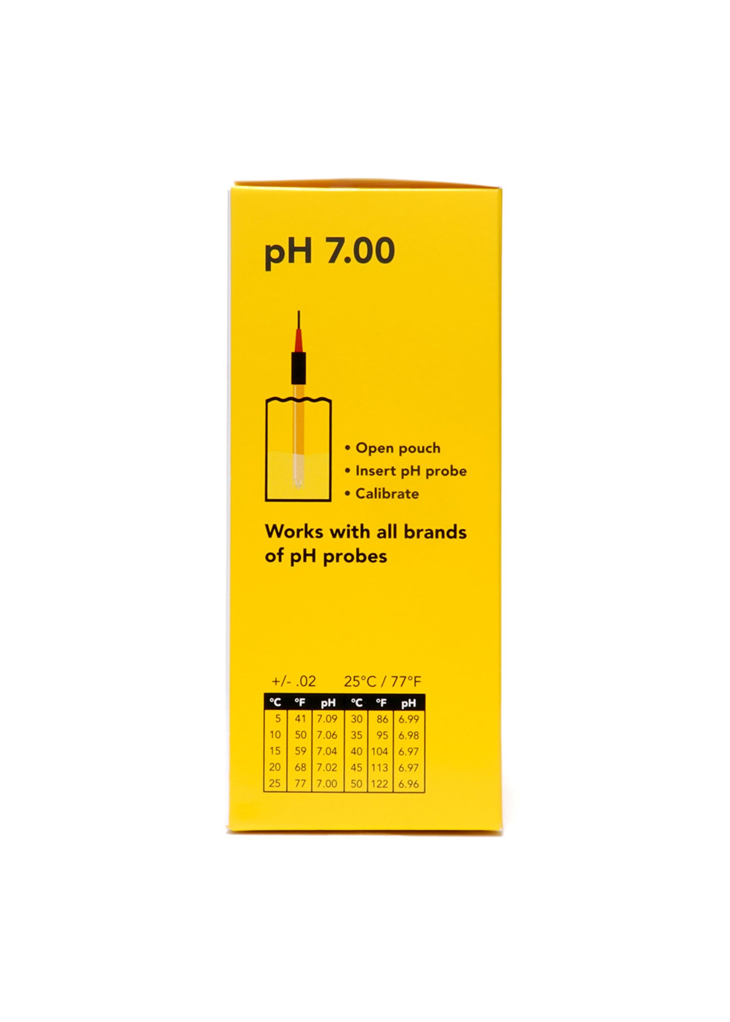 pH 7.00 Calibration Solution Pouches (Box of 25)