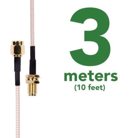 3 meter SMA male female cable