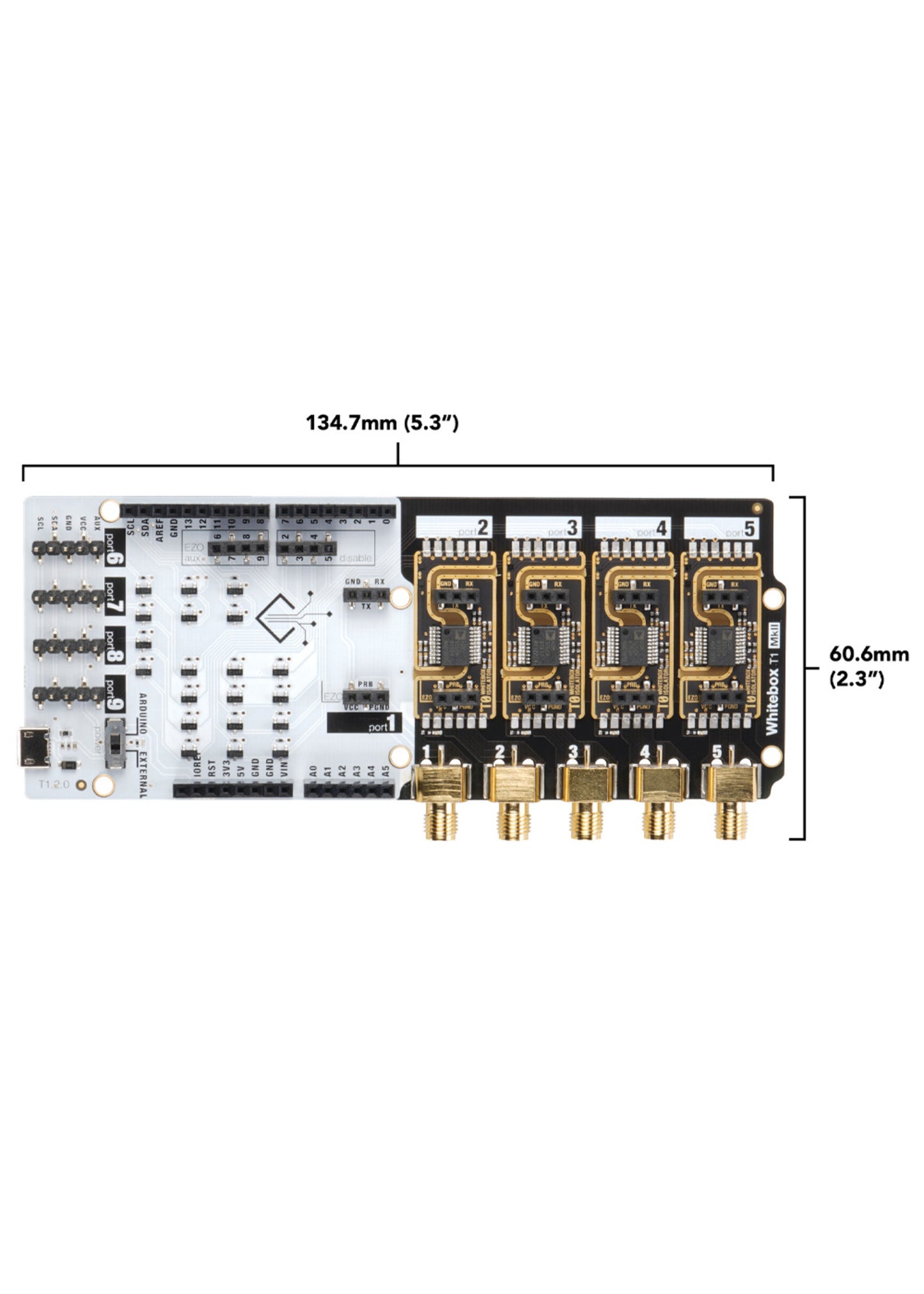 Whitebox T1 for Arduino