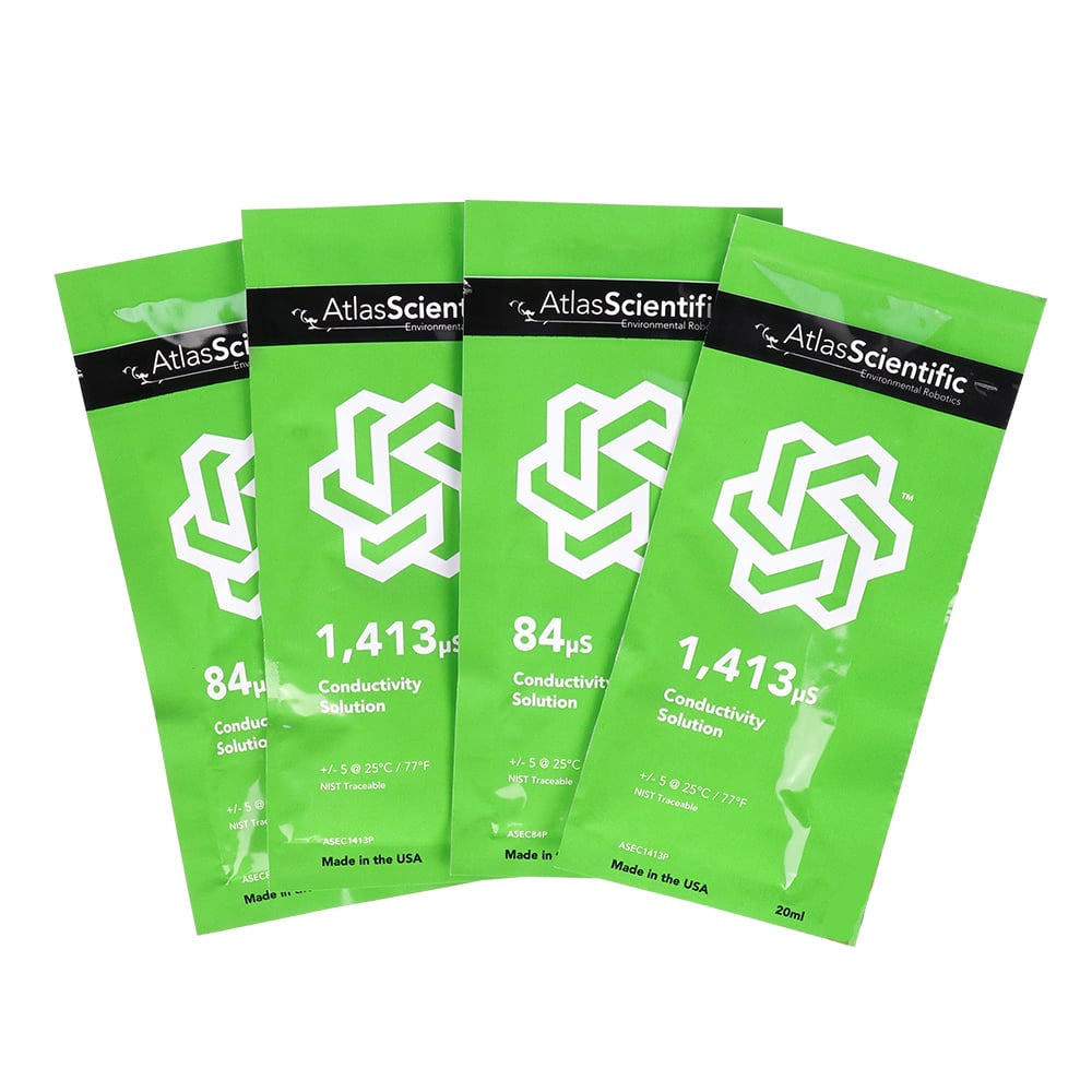 Conductivity Calibration K 0.1 Set (4 pouches)