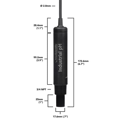 Gen 3 Industrial pH Probe – with Temp