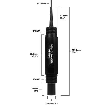 Gen 3 Industrial pH Probe – No Temp