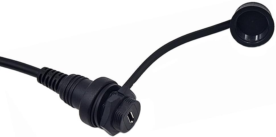 Bulkhead Micro USB 5 Pin male female extension cable