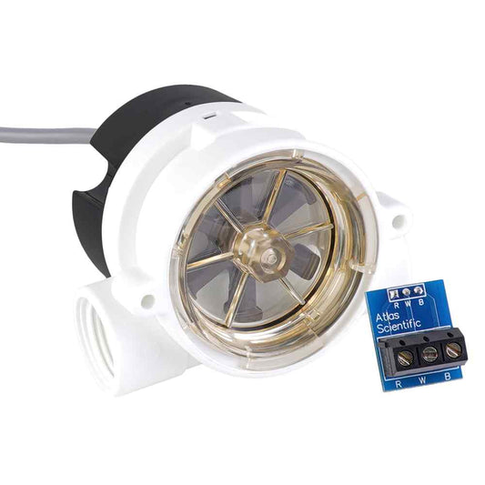 1/2 inch flow meter paddle wheel and board