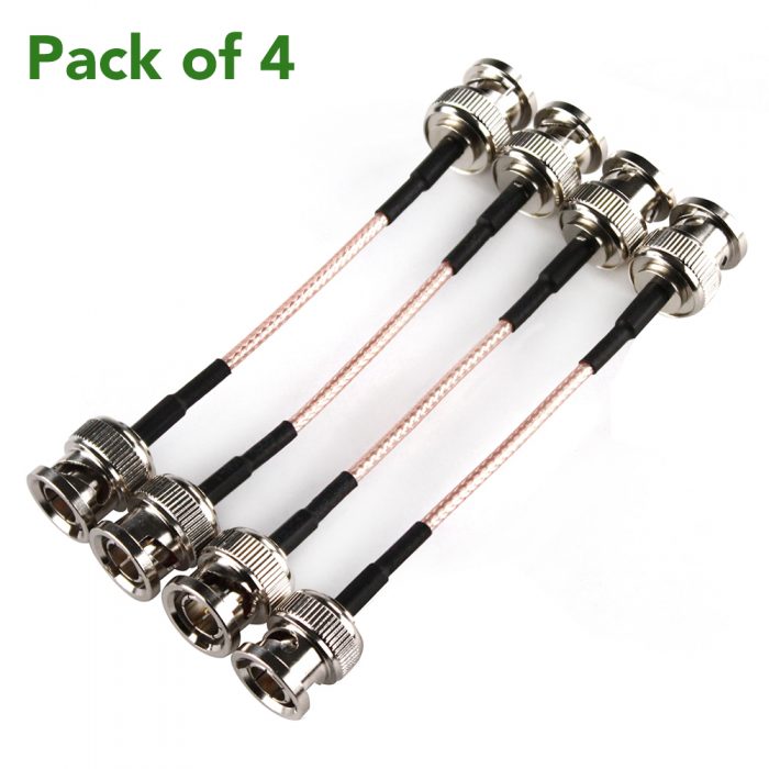Fourpack BNC cables