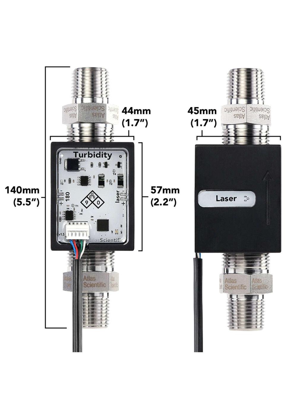 Atlas Scientific EZO Turbidity Sensor | Sensors & probes – Sensors & Probes