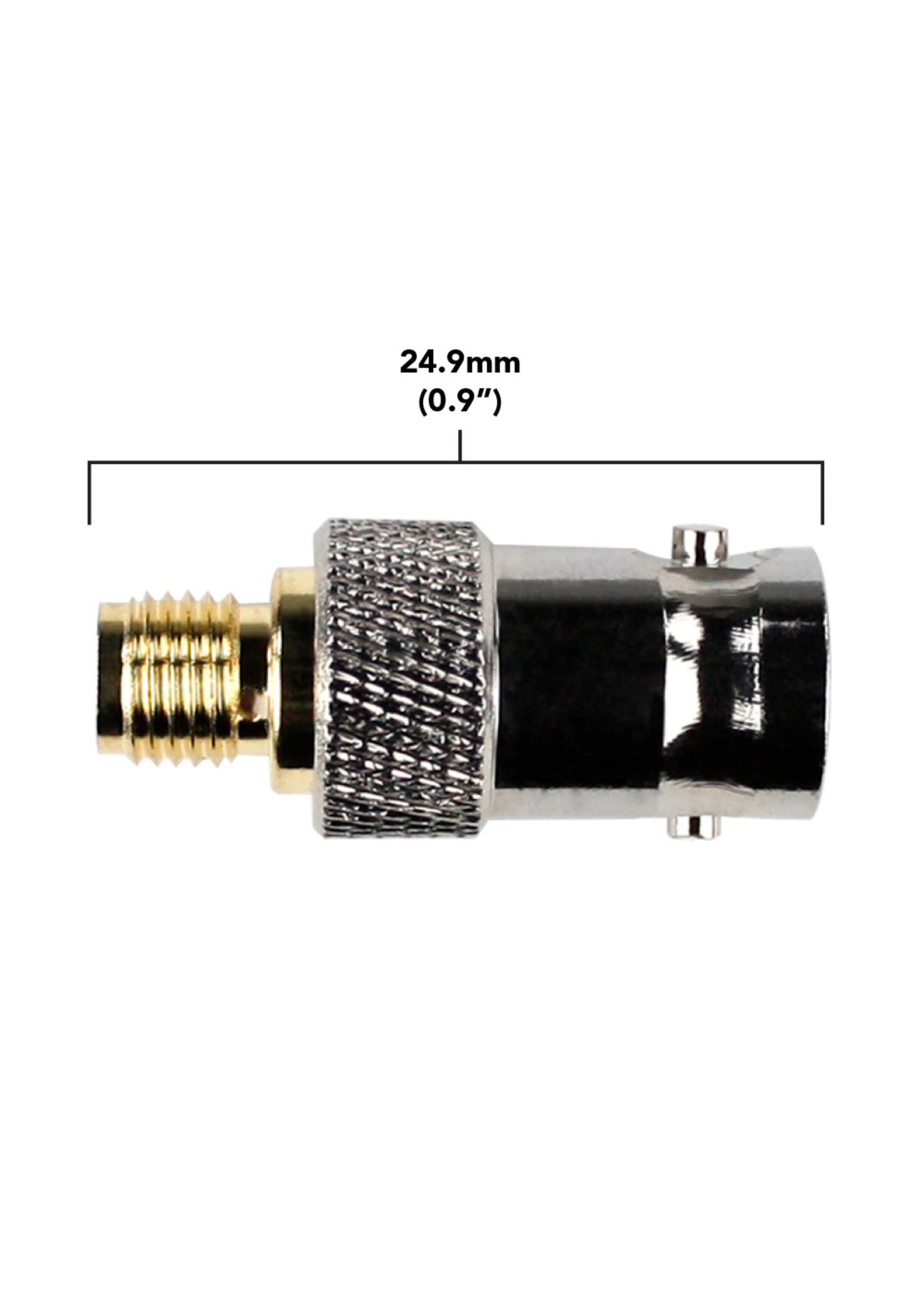 Female BNC to Female SMA Connectors (5 pack)