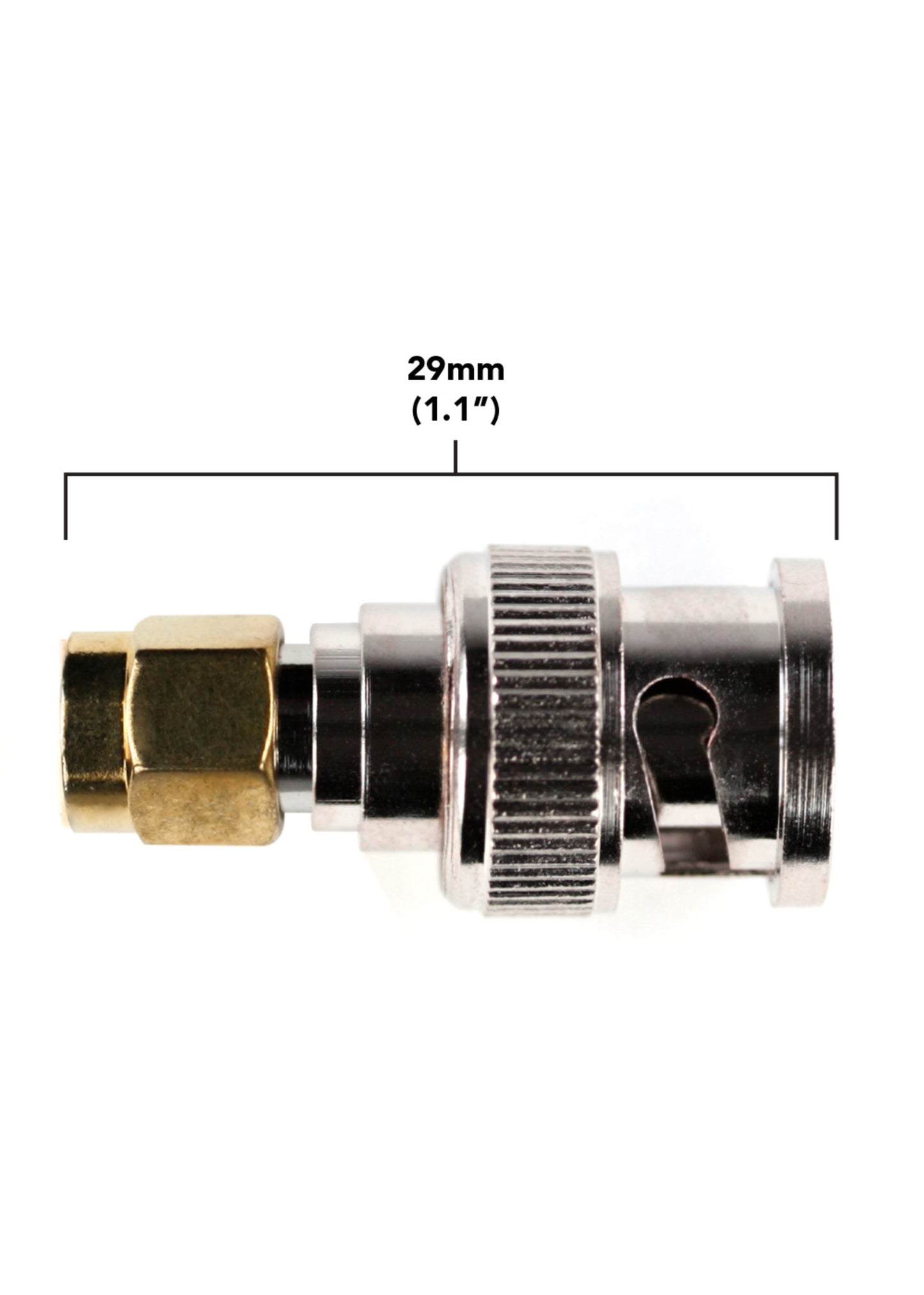Male BNC to Male SMA Connectors (5 pack)