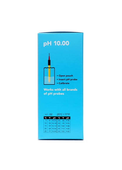 pH 10.00 Calibration Solution Pouches (Box of 25)