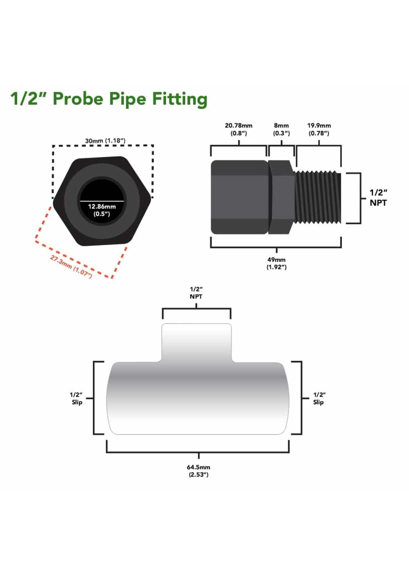 Pipe Probe Atlas Scientific Probe Pipe Fitting - Sensors & probes – Sensors & Probes
