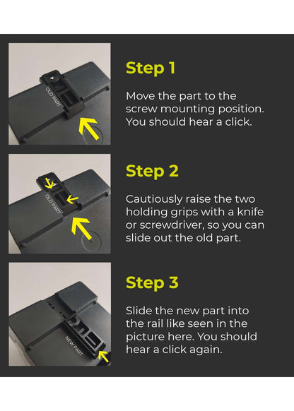 Controllino DIN Rail Mounting Replacement Part