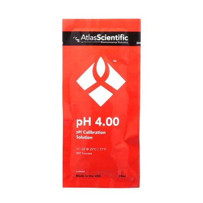 pH 4.00 Calibration Solution Pouches (Box of 25)