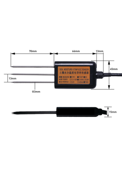 Soil moisture Temperature EC sensor