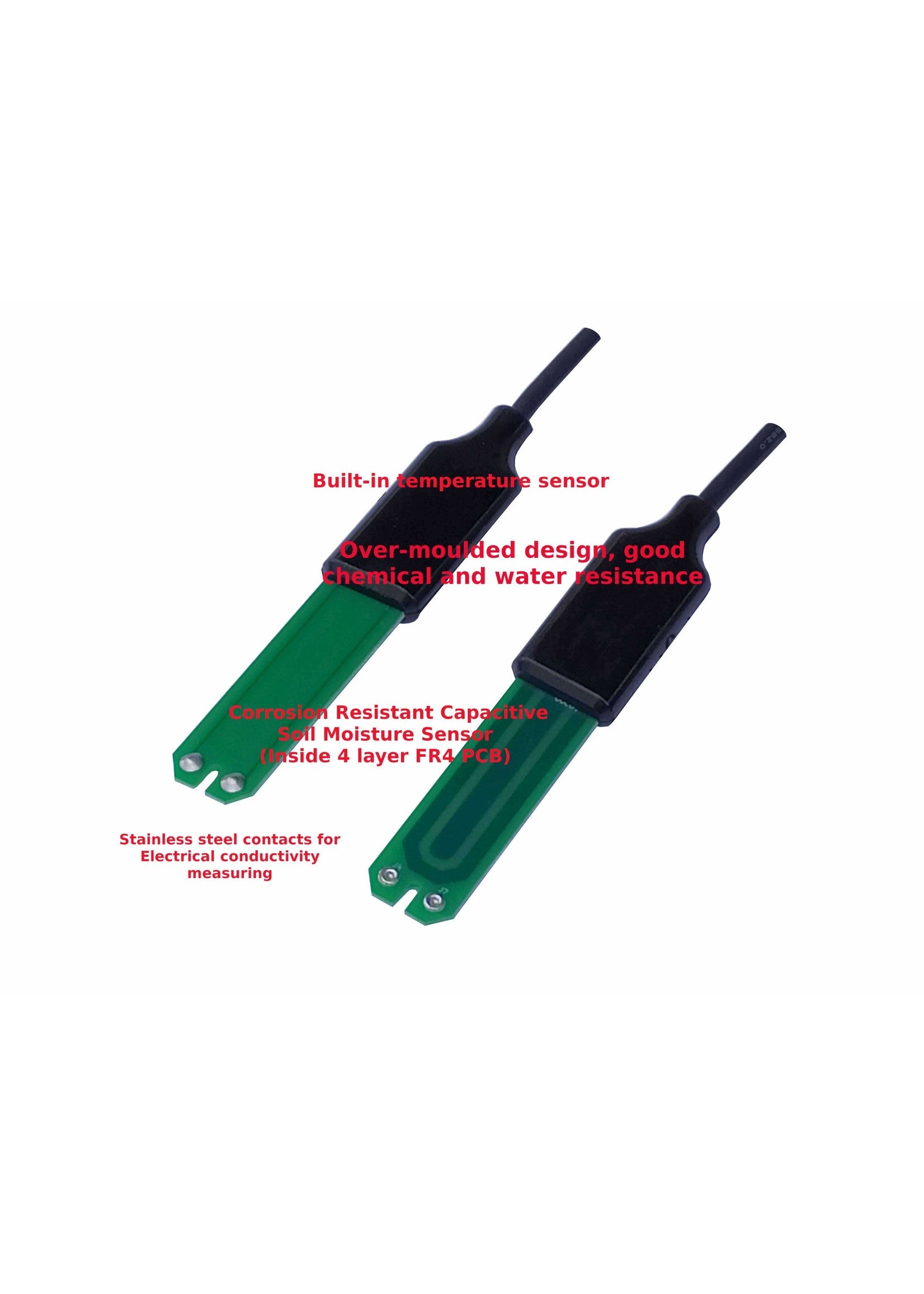 Tinovi Capacitive Soil Moisture and Temperature sensor I2C | Sensors ...
