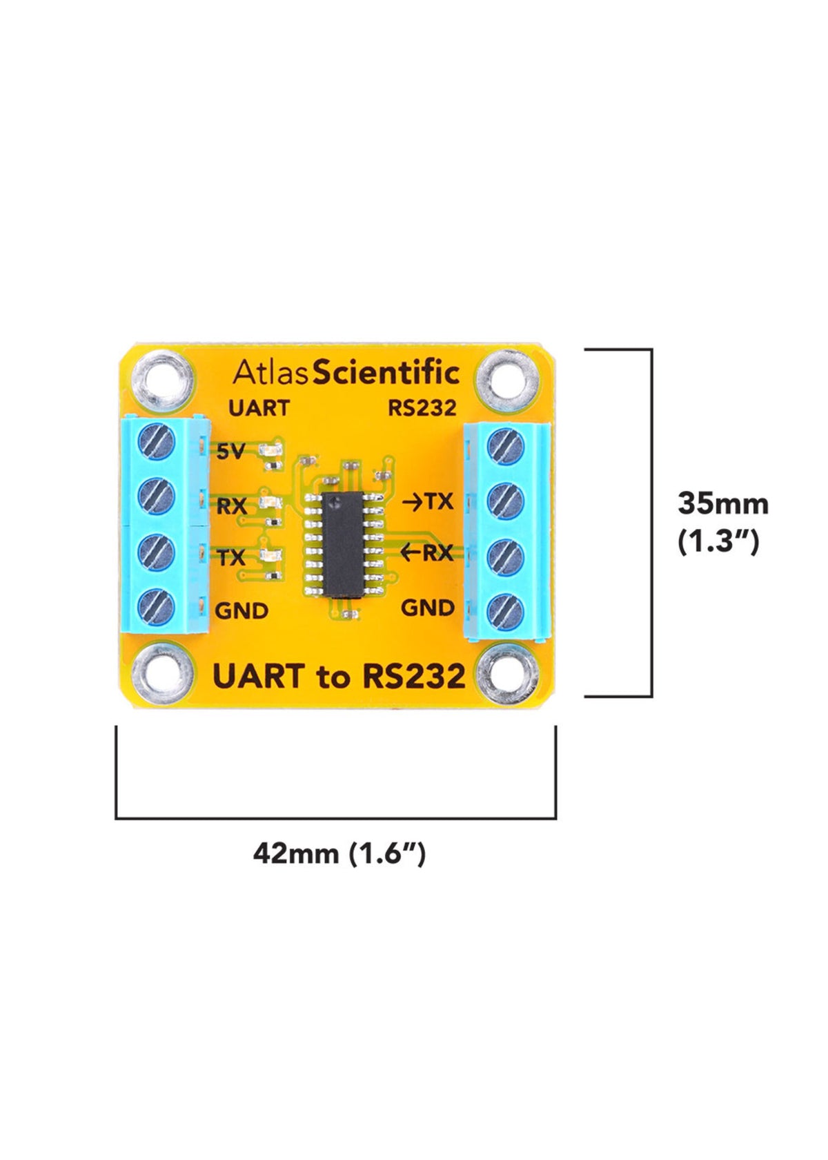 Atlas Scientific UART to RS232 Converter - Sensors & probes – Sensors ...